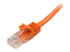 StarTech.com 0.5m Orange Cat5e / Cat 5 Snagless Ethernet Patch Cable 0.5 m - Close up