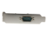 StarTech.com 1 Port Low Profile Native RS232 PCI Express Serial Card with 16550 UART (PEX1S553LP) - Left side