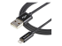 StarTech.com 1m (3ft) Black Apple 8-pin Lightning Connector to USB Cable for iPhone / iPod / iPad - Close up