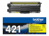 Brother TN-421Y - Yellow - Front