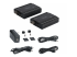 StarTech.com 4K HDMI KVM Extender over Fiber, HDMI Video & USB over Fiber, up to 984ft/300m (MultiMode), 10G MMF SFP+ modules, Remote KVM Switch/Console Extender, KVM Extension Kit (TX/RX) - Left-angle