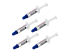 StarTech.com Thermal Paste, High Performance Thermal Paste, Pack of 5 Re-sealable Syringes (1.5g / each), Metal Oxide Heat Sink Compound, CPU Thermal Paste, Thermal Glue, RoHS / CE - Left-angle