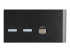 StarTech.com 2 Port Triple Monitor DisplayPort KVM Switch, 4K 60Hz UHD HDR, Desktop 4K DP 1.2 KVM with 2 Port USB 3.0 Hub (5Gbps) & 4x USB 2.0 HID Ports, Audio, Hotkey Switching, TAA - Close up