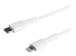 StarTech.com 6 ft(2m) Durable White USB-C to Lightning Cable, Heavy Duty Rugged Aramid Fiber USB Type A to Lightning Charger/Sync Power Cord, Apple MFi Certified iPad/iPhone 12 Pro Max - Right-angle