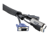 StarTech.com 10ft (3m) Cable Management Sleeve, Trimmable Heavy Duty Cable Wrap, 1.2" (3cm) Dia Polyester Mesh Computer Cable Manager/Protector/Concealer - Close up