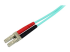 StarTech.com Aqua OM4 Duplex Multimode Fiber - Right-angle