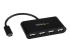 StarTech.com 4-Port USB-C Hub - Left-angle