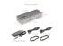 StarTech.com Dual-Laptop USB-C KVM Docking Station, Dual Monitor 4K 60Hz DisplayPort Dock, 5-Port USB Hub, GbE, 90W/45W Power Delivery to Two Laptops, Windows/Mac, 2-Host KVM Dock - Left-angle
