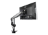 StarTech.com Desk Mount Monitor Arm for Single VESA Display up to 32" or 49" Ultrawide 8kg/17.6lb, Full Motion Articulating & Height Adjustable w/ Cable Management, C-Clamp, Grommet Mount - Back