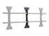 Chief Fusion Wall Plate for Wall Mounts - Left-angle