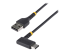 StarTech.com 6ft (2m) USB A to C Charging Cable Right Angle, Heavy Duty Fast Charge USB-C Cable, USB 2.0 A to Type-C, Durable and Rugged Aramid Fiber, 3A, S20/iPad/Pixel - Right-angle