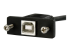 StarTech.com 3 ft Panel Mount USB Cable B to B - Close up