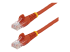 StarTech.com 0.5m Red Cat5e / Cat 5 Snagless Ethernet Patch Cable 0.5 m - Right-angle