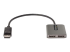 StarTech.com 2-Port DisplayPort MST Hub, Dual 4K 60Hz, DP to 2x DisplayPort Monitor Adapter, DP 1.4 Multi-Monitor Video Adapter w/ 1ft Built-in Cable, USB Powered, Windows Only - Right-angle