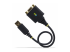 StarTech.com 1ft/30cm USB to Null Modem Serial Adapter Cable, FTDI, RS232 - Front