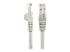 StarTech.com 50cm LSZH CAT6 Ethernet Cable, 10 Gigabit Snagless RJ45 100W PoE Network Patch Cord with Strain Relief, CAT 6 10GbE UTP, Grey, Individually Tested/ETL, Low Smoke Zero Halogen - Multi-angle