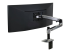 Ergotron LX - Mounting kit (articulating arm, desk clamp mount, extension adapter, grommet-mount base, 7" post) - Back