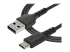 StarTech.com 2m USB A to USB C Charging Cable, Durable Fast Charge & Sync USB 2.0 to USB Type C Data Cord, Rugged TPE Jacket Aramid Fiber M/M 3A Black, Samsung S10, S20, iPad Pro, Pixel - Right-angle