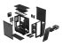 Fractal Design Meshify 2 Compact Light Tempered Glass - Multi-angle