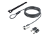 StarTech.com Nano Laptop Cable Lock, 6ft (2m), Anti-Theft Keyed Lock, Security Cable Locks Nano Slot Computers, For HP EliteBook/Lenovo ThinkPad X1/2-1 Laptops, Cut-Resistant Steel Cable Lock For Laptop (NANOK-LAPTOP-LOCK) - Right-angle