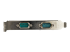 StarTech.com 2-port PCI Express RS232 Serial Adapter Card, PCIe RS232 Serial Host Controller Card, PCIe to Dual Serial DB9 COM Port Card, 16950 UART, Expansion Card, Windows, macOS, Linux - Left side