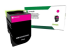 Lexmark 702M - Magenta - Left-angle