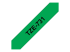 Brother TZe-731 - Black on green - Left-angle