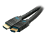 C2G 25ft Ultra Flexible 4K Active HDMI Cable Gripping 4K 60Hz - Right-angle