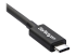 StarTech.com 2m (6.6ft) Thunderbolt 3 Cable, 20Gbps, 100W PD, 4K Video, Thunderbolt-Certified, Compatible w/ TB4/USB 3.2/DisplayPort - Close up