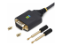 StarTech.com 3ft (1m) USB to Null Modem Serial Adapter Cable, Interchangeable DB9 Screws/Nuts, COM Retention, USB-A to RS232, FTDI, Level-4 ESD Protection, Windows/macOS/ChromeOS/Linux - Close up