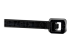 StarTech.com 4"(10cm) Cable Ties, 1/16"(2mm) wide, 7/8"(22mm) Bundle Diameter, 18lb(8kg) Tensile Strength, Nylon Self Locking Zip Ties with Curved Tip, 94V-2/UL Listed, 100 Pack, Black - Close up