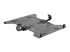 StarTech.com VESA Laptop Tray, Adjustable Monitor Arm Laptop Tray Secures Notebooks up to 4.5kg (9.9lb), 75x75 & 100x100 VESA Holes, Ventilated, Compatible w/ Monitor Desk Mounts & Stands - Left-angle