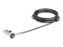 StarTech.com 6.5? (2m) Laptop Cable Lock, 4 Digit Combination Laptop/Desktop Security Cable Lock for Wedge Slot Computers/Laptops, Anti-Theft Vinyl-Coated Steel Combo Cable Lock, Portable - Right-angle