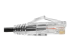 Eaton Tripp Lite Series Cat6 Gigabit Snagless Slim UTP Ethernet Cable (RJ45 M/M), PoE, Black, 6 ft. (1.83 m) - Close up