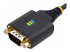 StarTech.com 3ft (1m) USB to Serial Adapter Cable, Interchangeable DB9 Screws/Nuts, COM Retention, USB-A to DB9 RS232, FTDI IC, Level-4 ESD Protection, Windows/macOS/ChromeOS/Linux - Close up