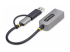 StarTech.com USB-C to Ethernet Adapter w/USB-A Adapter, Realtek RTL8153B - Back