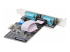 StarTech.com 2-Port Serial PCIe Card, Dual-Port PCI Express to RS232/RS422/RS485 (DB9) Serial Card, Low-Profile Brackets Incl., 16C1050 UART, TAA-Compliant, Windows/Linux, TAA Compliant - Back