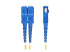 StarTech.com 7m (23ft) LC to SC (UPC) OS2 Single Mode Duplex Fiber Optic Cable, 9/125µm, Laser Optimized, 10G, Bend Insensitive, Low Insertion Loss - Front