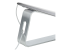 StarTech.com Laptop Stand for Desk, 5kg/11lb, Aluminum, Silver, Ergonomic - Close up