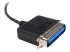 StarTech.com 10 ft USB to Parallel Printer Adapter - Close up